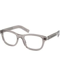 Prada - Pr D16V 10J1O1 Optical Frames Acetate Transparent Squared Normal - Lyst