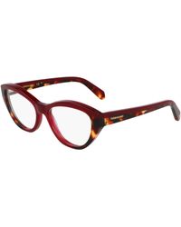 Ferragamo - Sf3011 654 Optical Frames Acetate Cat Eye Normal - Lyst