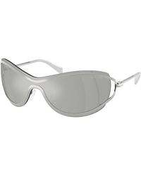 Michael Kors - Mk1166 La Praia 19038V Sunglasses Metal Geometric Mirrored - Lyst