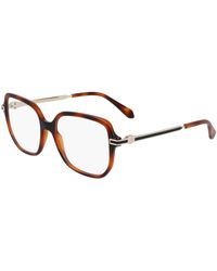 Ferragamo - Sf3012 240 Optical Frames Acetate Squared Normal - Lyst