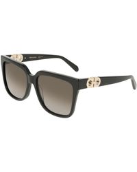 Ferragamo - Sf2109S 001 Sunglasses Acetate Squared Normal - Lyst