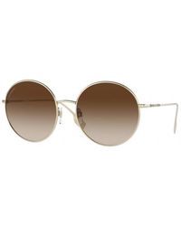 Burberry - Be3132 Pippa 110913 Sunglasses Metal Round Normal Shaded - Lyst