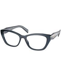 Prada - Pr 19Wv 07Q1O1 Optical Frames Acetate Cat Eye Normal - Lyst