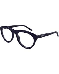 Balenciaga - Bb0533O 006 Montature Da Vista Acetato Trasparente Pilot - Lyst