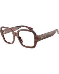 Giorgio Armani - Ar7297U 6479 Optical Frames Acetate Transparent Squared Normal - Lyst