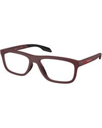 Prada Linea Rossa - Ps 05Tv 29U1O1 Optical Frames Injected Transparent Pillow Normal - Lyst