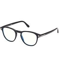 Tom Ford - Ft5832-B 001 Optical Frames Acetate Round Normal - Lyst