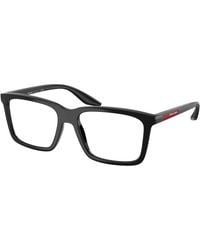 Prada Linea Rossa - Ps 03Sv 1Ab1O1 Optical Frames Injected Squared Normal - Lyst