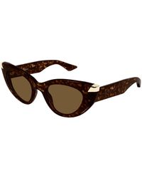 McQueen - Am0442S 003 Sunglasses Acetate Cat Eye - Lyst