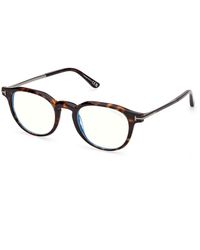 Tom Ford - Ft6125-B 052 Optical Frames Acetate Round Normal - Lyst