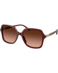 Swarovski - Sk6067 10735M Sunglasses Acetate Squared Normal Nuanced - Lyst