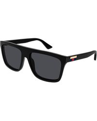 Gucci - Gg0748S 001 Sunglasses Injected Squared Normal - Lyst