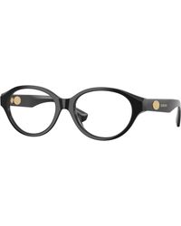 Burberry - Be2466 3001 Optical Frames Acetate Transparent Round Normal - Lyst