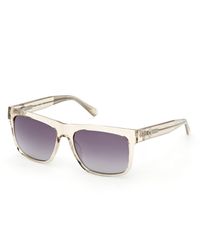 Guess - Gu00222 57Z Sunglasses Injected Squared Normal - Lyst