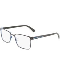 Calvin Klein - Ckj22207 002 Optical Frames Metal Squared Normal Photochromatic - Lyst