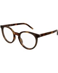 Saint Laurent - Sl M147 002 Optical Frames Acetate Transparent Cat Eye - Lyst