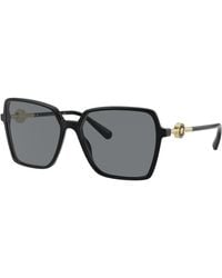 Versace - Ve4396 Gb1/87 Sunglasses Acetate Squared Normal - Lyst