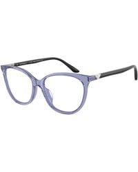 Emporio Armani - Ea3249U 6200 Optical Frames Acetate Cat Eye Normal - Lyst