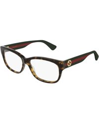 Gucci - Gg0278O 012 Optical Frames Acetate Squared - Lyst