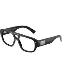 Dolce & Gabbana - Dg3406 2820 Optical Frames Acetate Pilot Normal - Lyst
