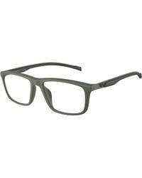 Emporio Armani - Ea3286U 6184 Optical Frames Injected Transparent Squared Normal - Lyst