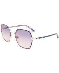 Calvin Klein - Ck21131S 438 Sunglasses Metal Squared Normal Photochromatic - Lyst