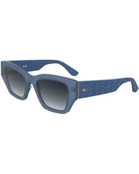Lacoste - L6053S 400 Sunglasses Acetate Butterfly Normal - Lyst