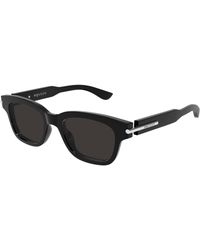 McQueen - Am0497S 001 Sunglasses Acetate Squared - Lyst