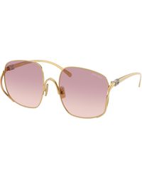 Miu Miu - Mu A57S 5Ak40S Sunglasses Metal Squared Normal Shaded - Lyst