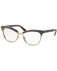 Prada - Pr 14Sv Journal Tfl1O1 Optical Frames Outlet Plastic Cat Eye - Lyst