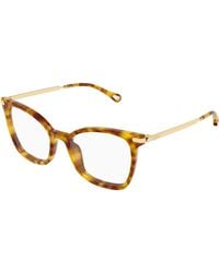 Chloé - Ch0360O 002 Optical Frames Acetate Transparent Squared - Lyst