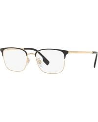 Burberry - Be1338D 1017 Optical Frames Metal Squared Normal - Lyst