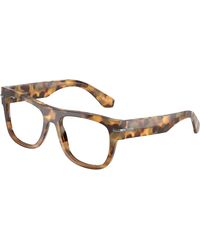 Dolce & Gabbana - Dg3407 3437 Optical Frames Acetate Transparent Squared Normal - Lyst