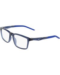 Nike - 7295 410 Optical Frames Bio-Injected Squared Normal - Lyst