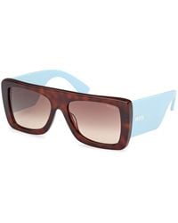 PUCCI - Ep0230 53F Sunglasses Acetate Squared Normal - Lyst