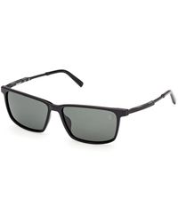 Timberland - Tb00071 01R Sunglasses Injected Squared Polarized - Lyst