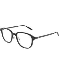 Montblanc - Mb0466Oa 001 Optical Frames Injected Transparent Geometric - Lyst