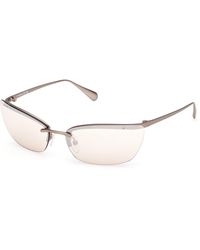 MAX&Co. - Mo0150 38G Sunglasses Metal Butterfly Normal - Lyst