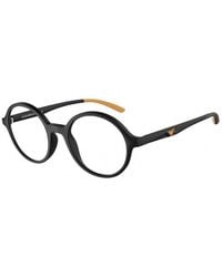 Emporio Armani - Ea3197 5001 Optical Frames Plastic Round - Lyst