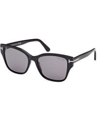 Tom Ford - Ft1108 Elsa 01D Sunglasses Acetate Butterfly Polarized - Lyst