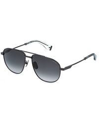 Police - Splr83 Mercury Lite 1 672 Sunglasses Metal Smoke Pilot Normal Nuanced - Lyst