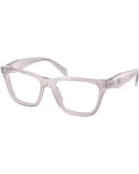 Prada - Pr C10V 29G1O1 Optical Frames Acetate Butterfly Normal - Lyst