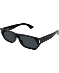 Saint Laurent - Sl 898 001 Sunglasses Acetate Squared - Lyst