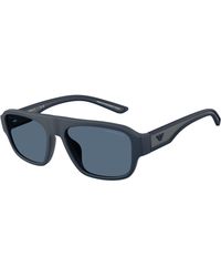 Emporio Armani - Ea4266U 618580 Sunglasses Injected Geometric Normal - Lyst