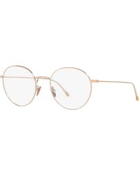 Giorgio Armani - Ar5095 3011 Optical Frames Metal Round Normal - Lyst