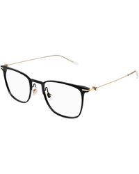 Montblanc - Mb0356O 006 Optical Frames Transparent Squared - Lyst