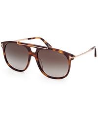 Tom Ford - Ft1306 Sam-02 53K Sunglasses Acetate Roviex Squared Normal - Lyst