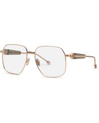 Philipp Plein - Vpp126S Plein Queen 02Am Optical Frames Metal Geometric - Lyst