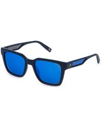 Fila - Sfia14 C03Z Sunglasses Injected Smoke Squared Mirrored - Lyst