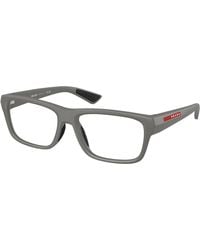 Prada Linea Rossa - Ps 02Tv 16X1O1 Optical Frames Injected Transparent Pillow Normal - Lyst